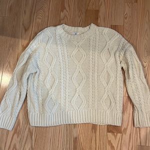 Verge Girl cable knit sweater